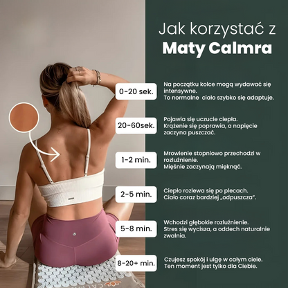 Calmra - Mata Do Akupresury | Ekologiczna, Relaksująca, Przenośna 70x40 cm
