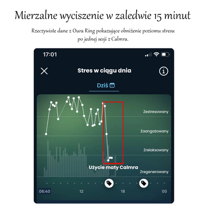 Calmra - Mata Do Akupresury | Ekologiczna, Relaksująca, Przenośna 70x40 cm